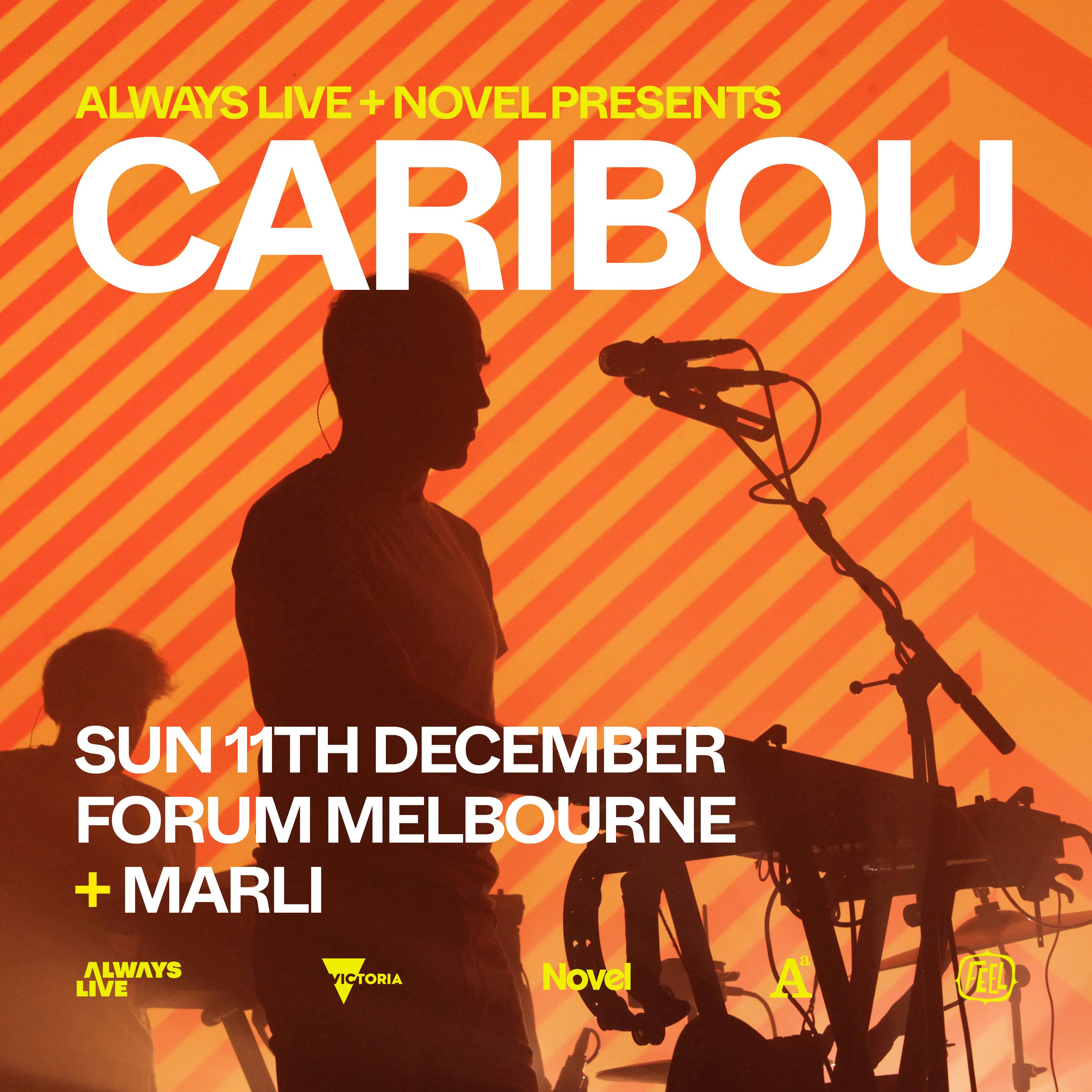 SOLD OUT - ALWAYS LIVE & Novel Present Caribou (Live) - Forum Melbourne